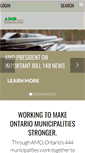 Mobile Screenshot of amo.on.ca
